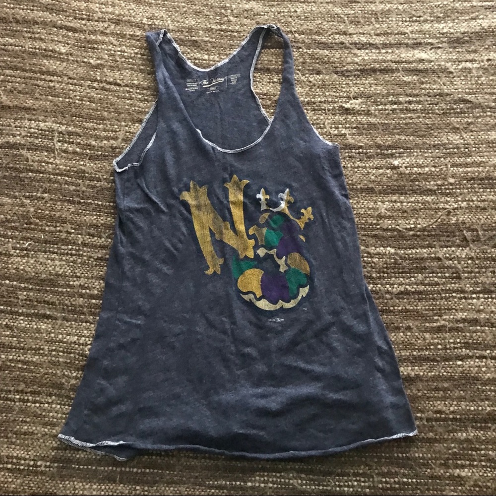 Distressed Graphic Tank // The Victory // Medium